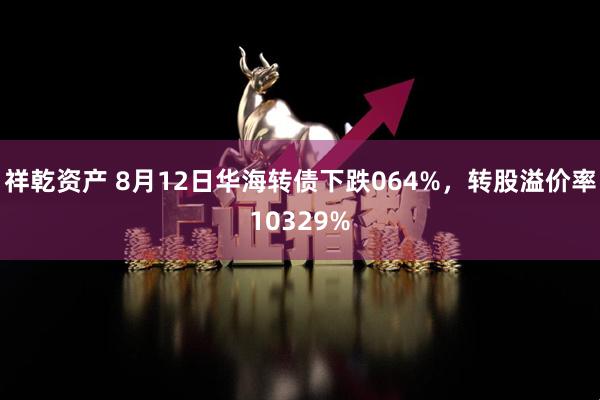 祥乾资产 8月12日华海转债下跌064%,转股溢价率10329%